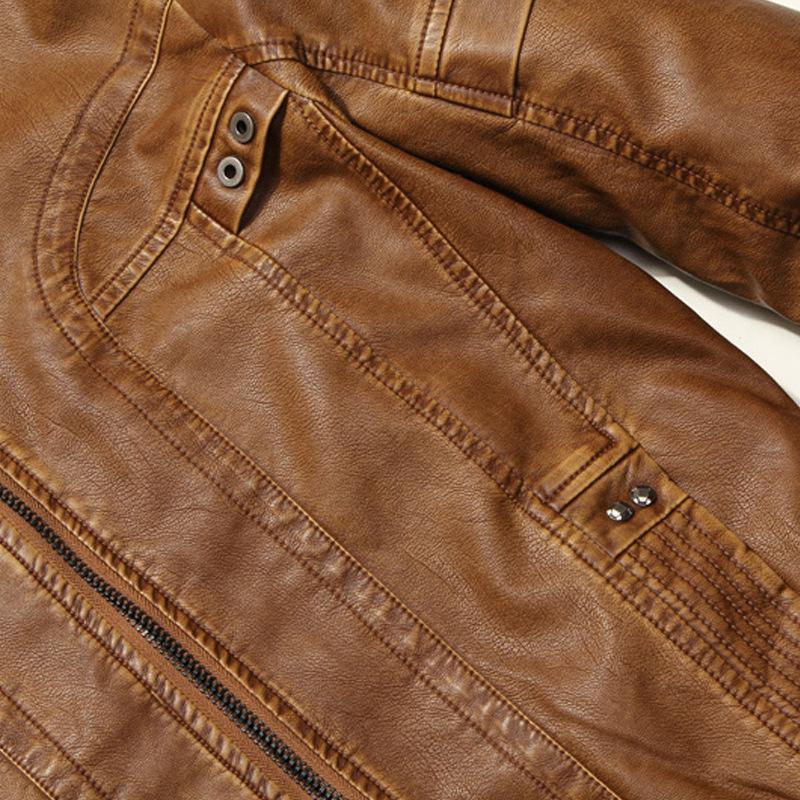 Leather Mayan Motorcycle Jacket - view 8