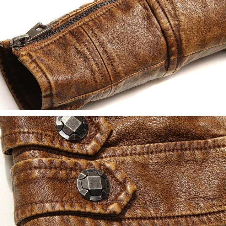 Leather Mayan Motorcycle Jacket - view 4