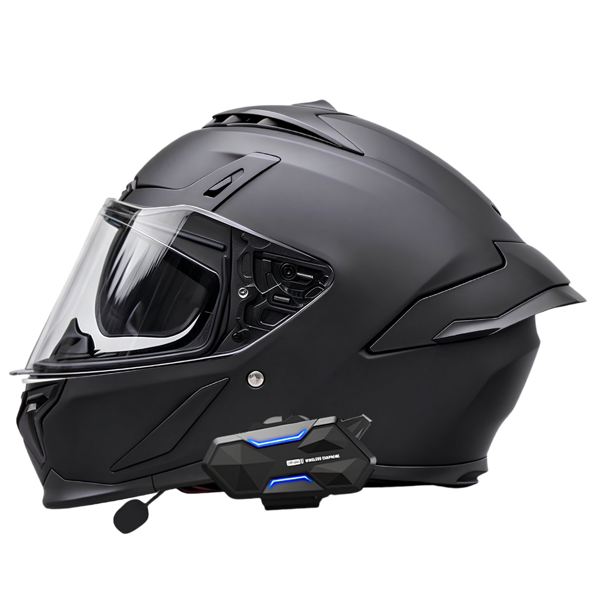 M2 Full Face Helmet with Bluetooth Intercom - view 3
