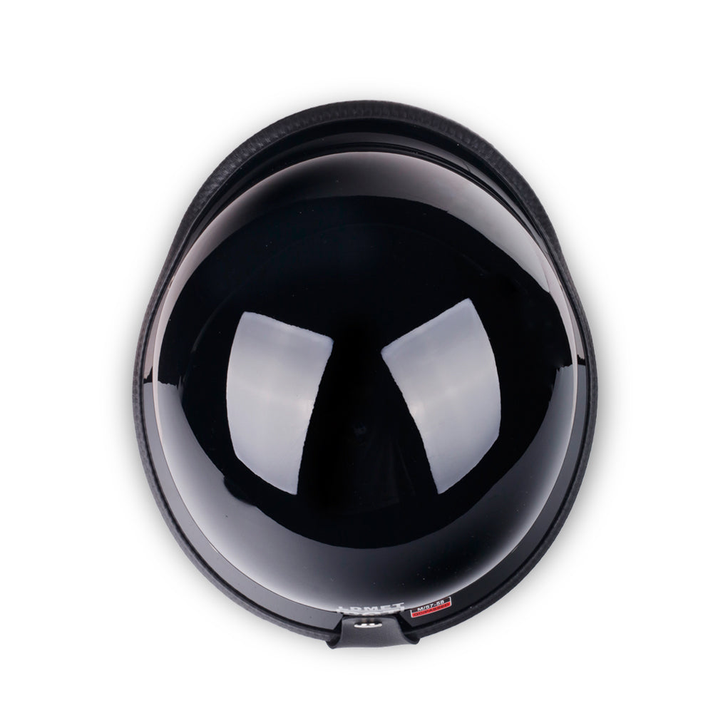 German Style Mayan Half Helmet - Matte Black - view 10