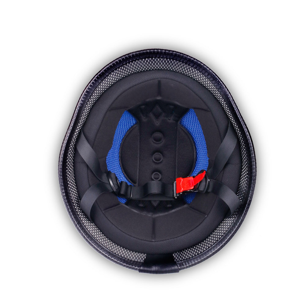 German Style Mayan Half Helmet - Matte Black - view 12