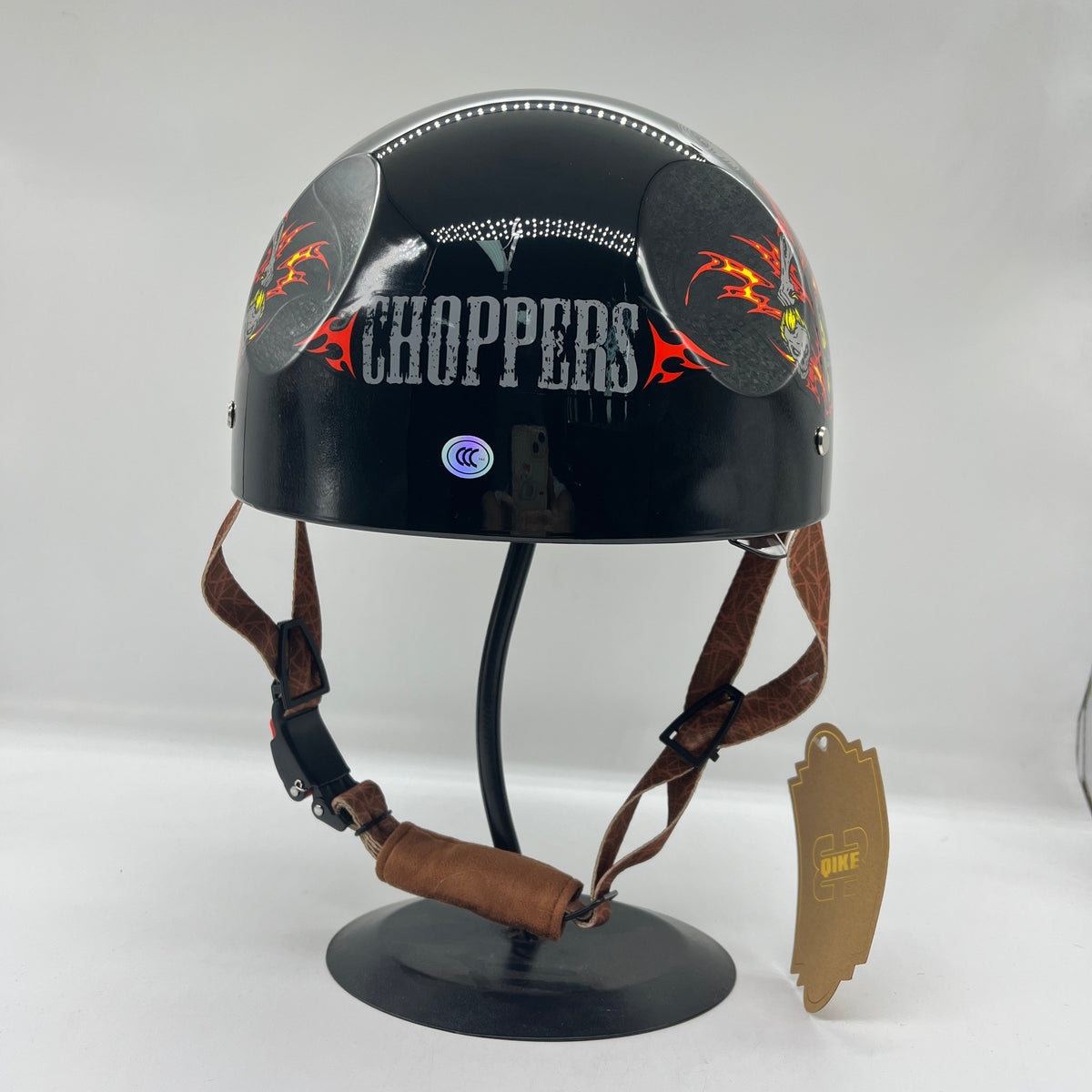 Baseball Motorcycle Helmet Built-in Visor - view 24