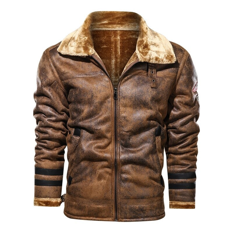 Winter Classic Leather Jacket - view 7