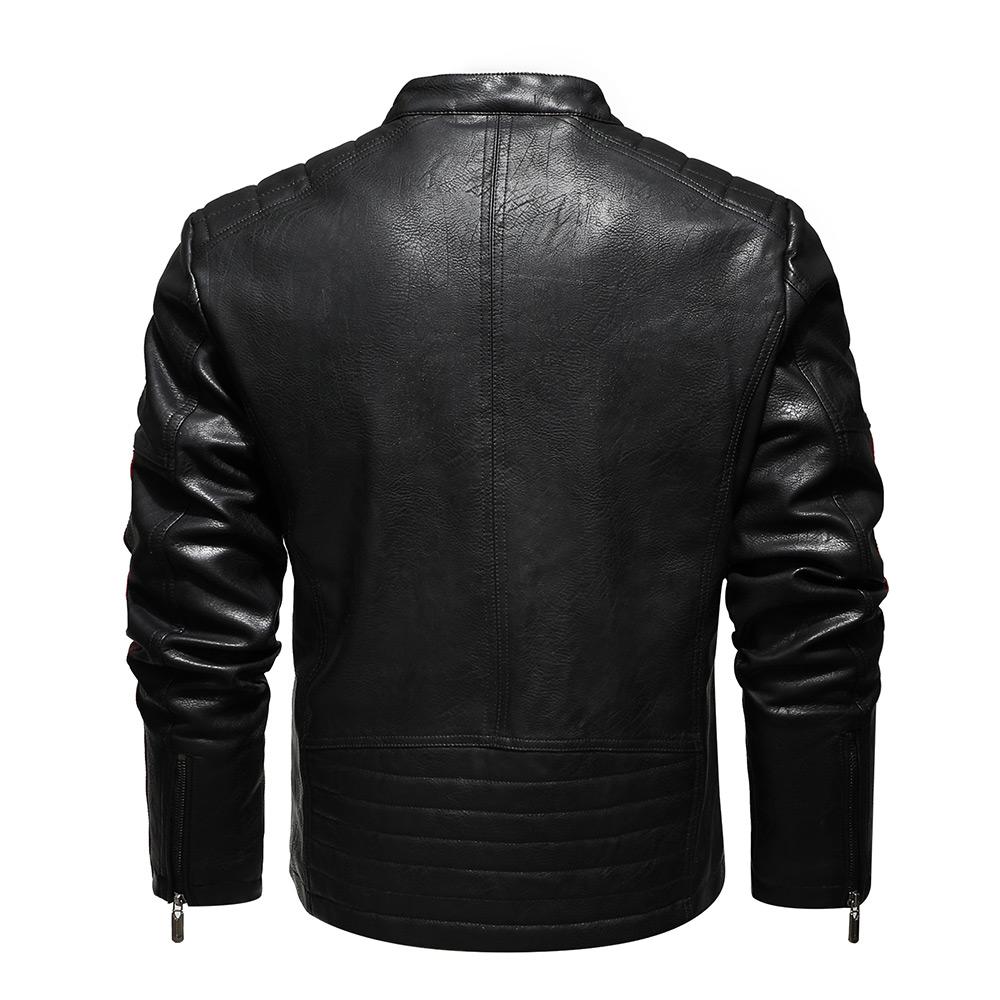 Dakota Biker Leather Jacket - view 7