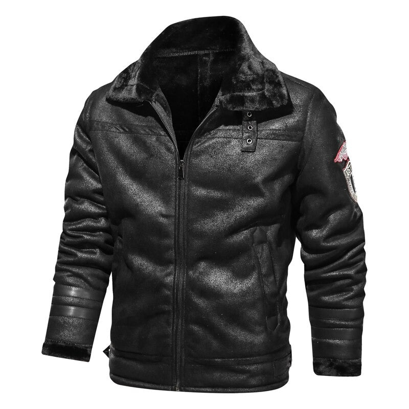 Winter Classic Leather Jacket - view 2