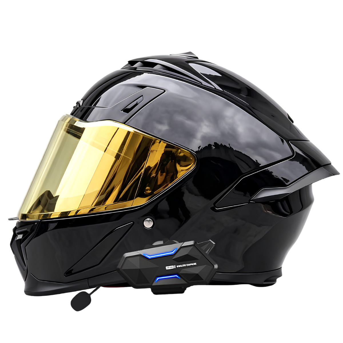 M2 Full Face Helmet with Bluetooth Intercom - view 8