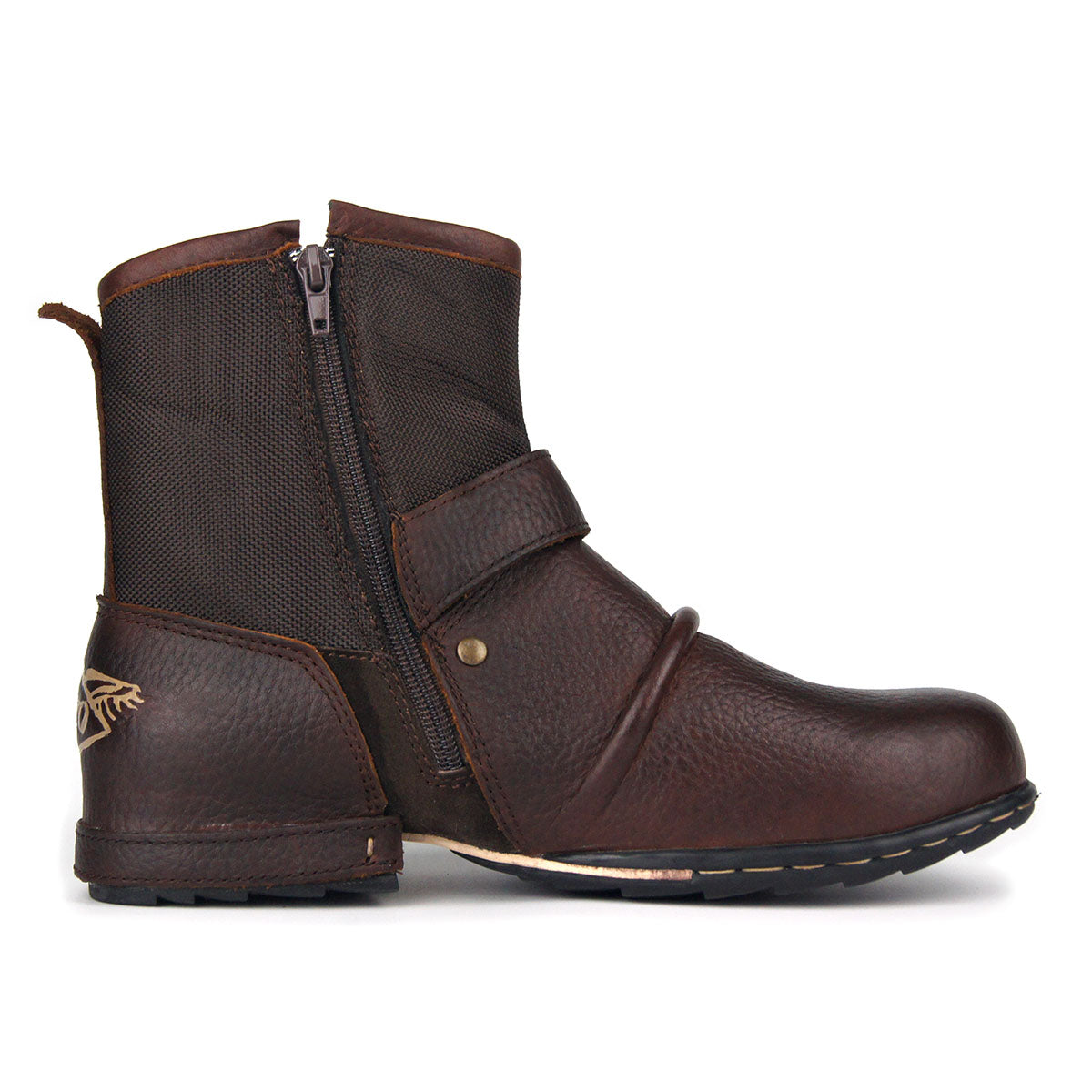 Otto's Leather Motorcycle Biker Boots - view 9
