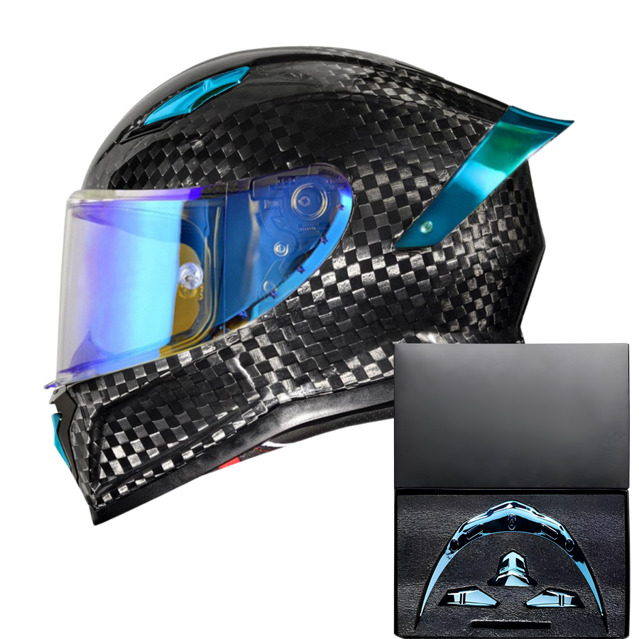 R7 Carbon Helmet Custom Accent Kit – Wing & Vents Set
