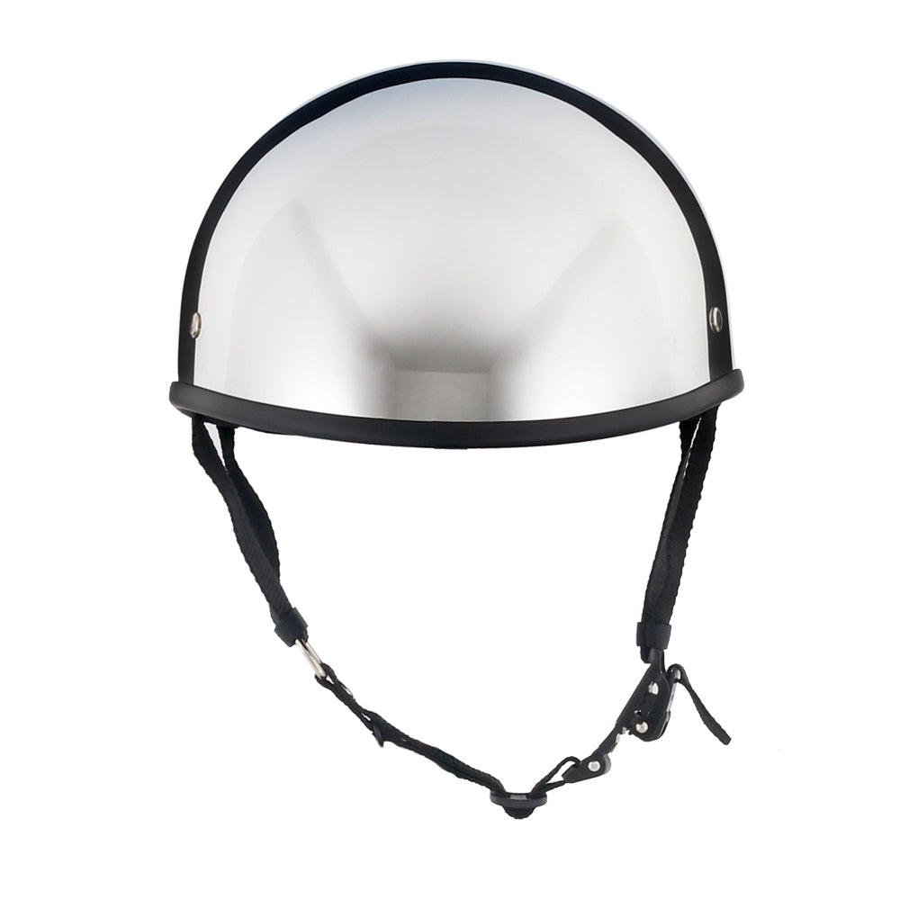 Smallest Beanie Half Helmet - Chrome - view 3