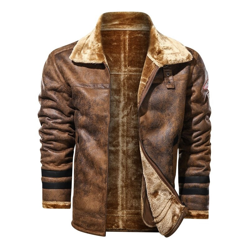 Winter Classic Leather Jacket - view 6