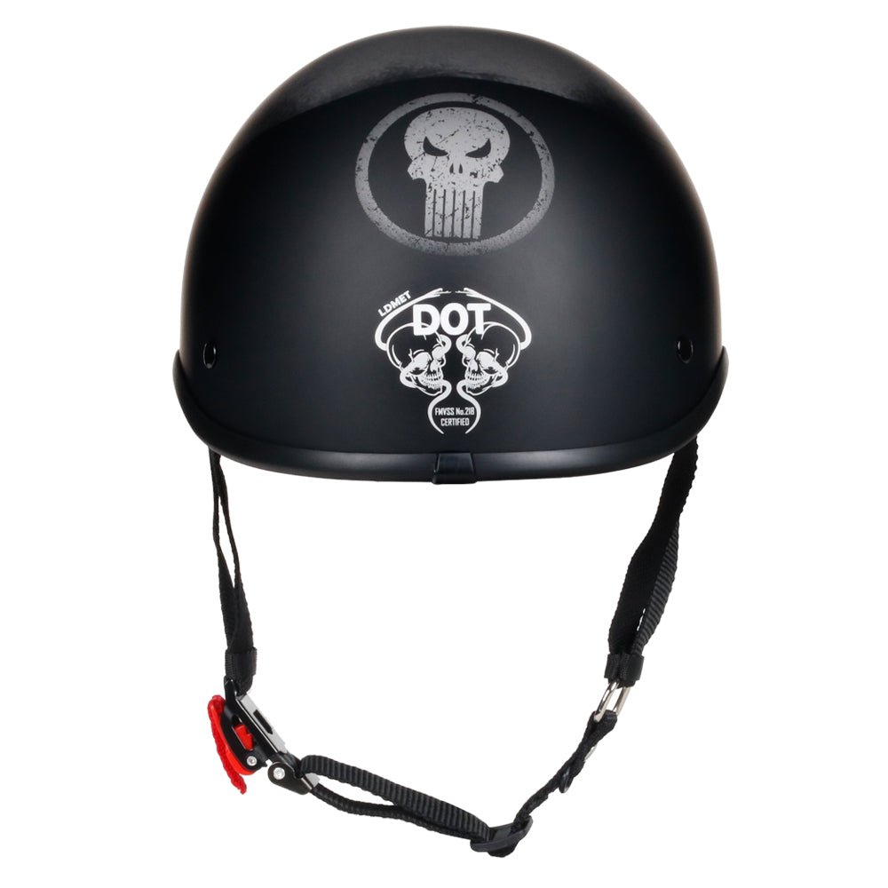 Smallest Polo SOA Half Helmet - Matte Black - view 25