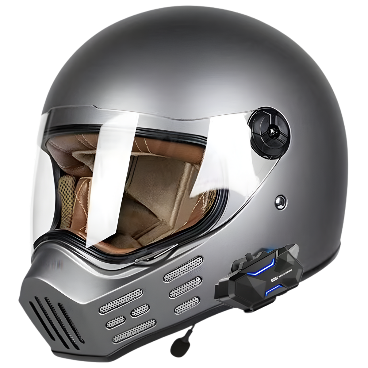 X1 Retro Helmet – Bluetooth Intercom (2–8 Riders) - view 6