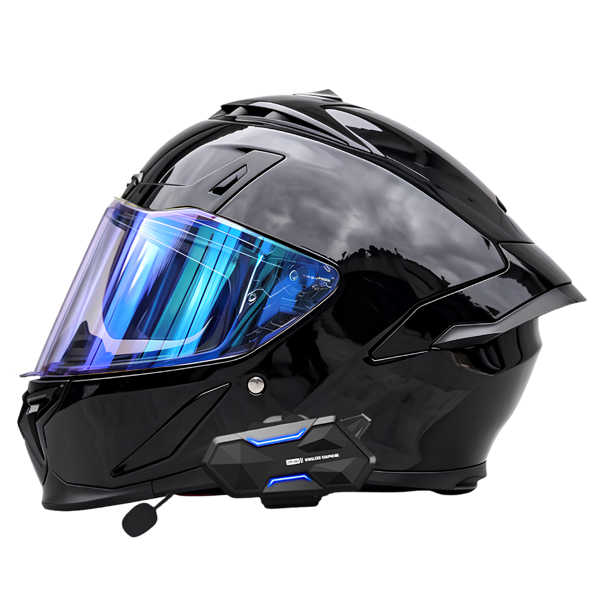M2 Full Face Helmet with Bluetooth Intercom - view 10