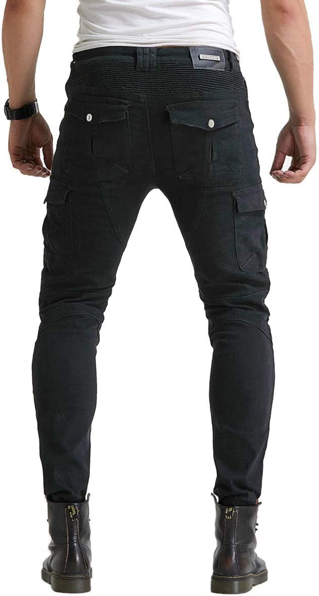 Motorcycle Riding Pants Denim Jeans Protect Pads Equipment - view 6