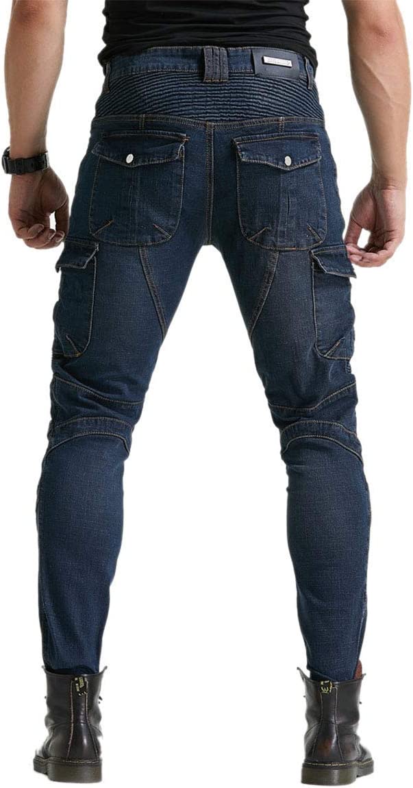 Motorcycle Riding Pants Denim Jeans Protect Pads Equipment - view 10