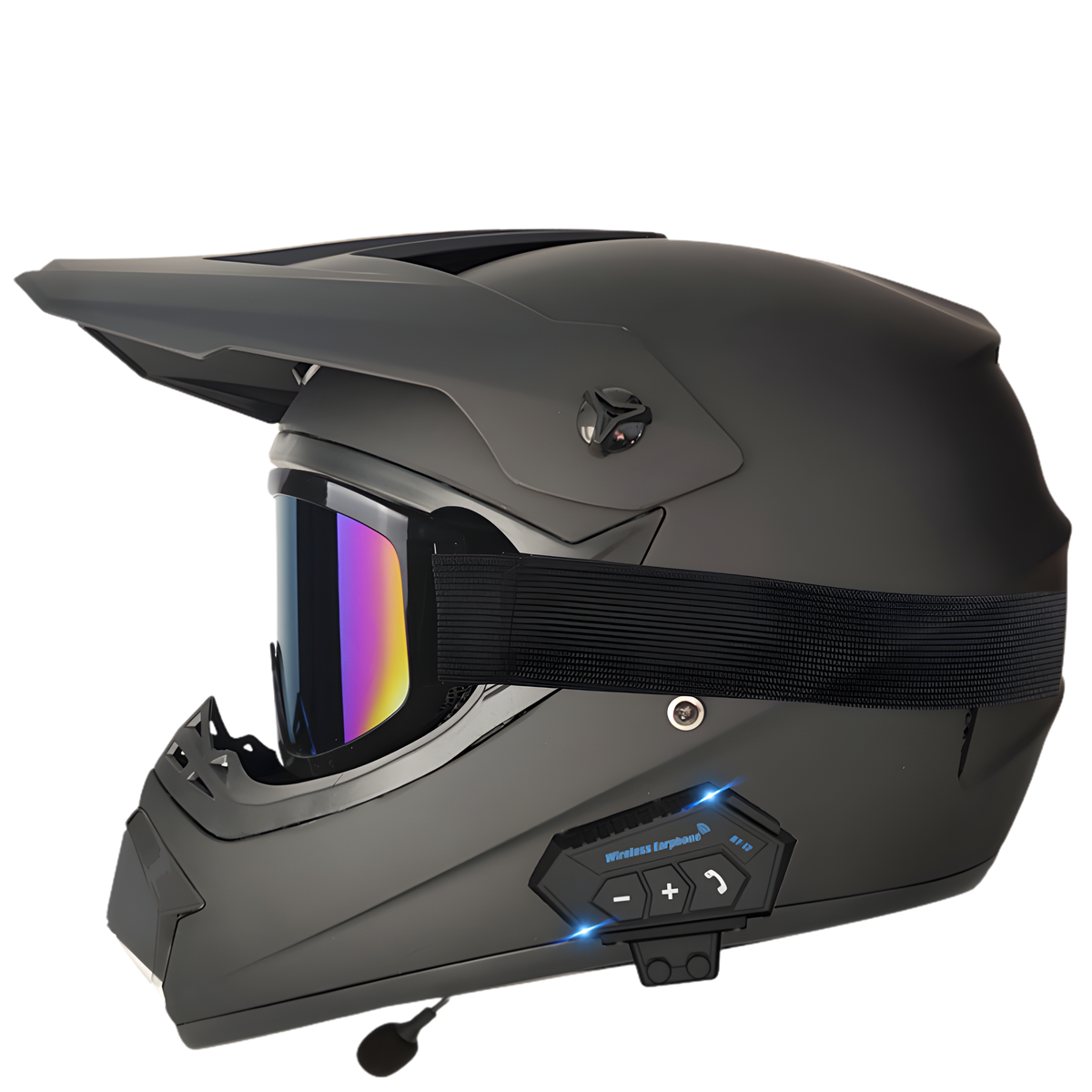 Aegis X9 Motocross Helmet with Bluetooth Headset - view 7