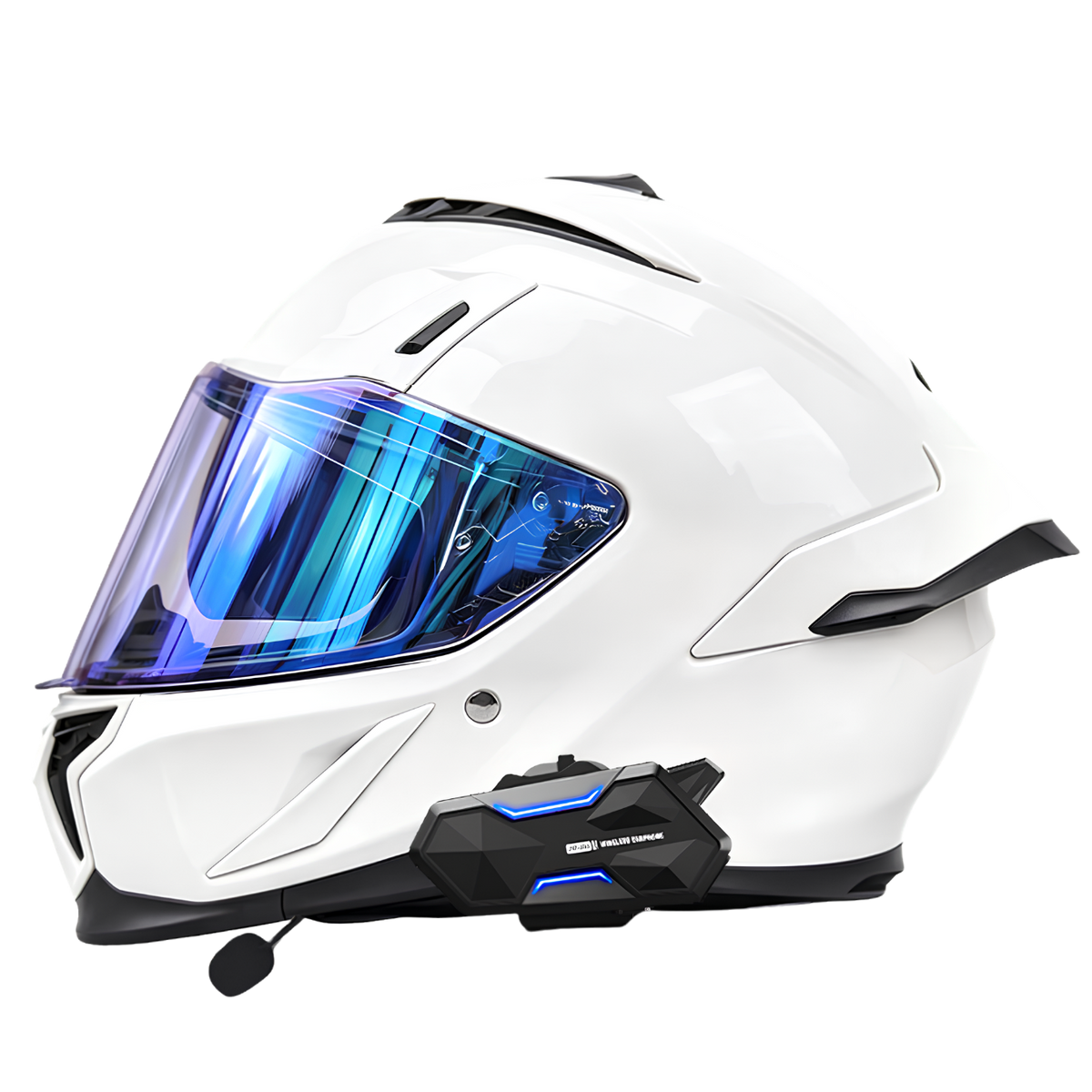 M2 Full Face Helmet with Bluetooth Intercom - view 11