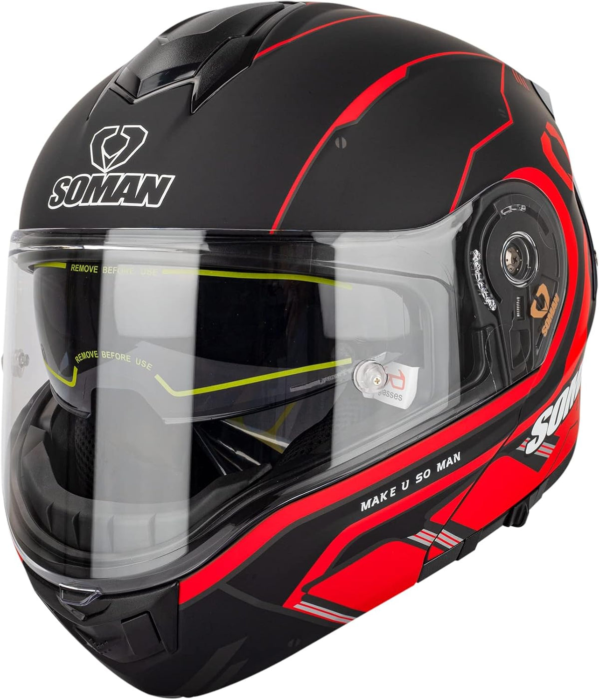 SM1 Modular Motorcycle Helmet – Dual Lens, ECE Certified - view 20