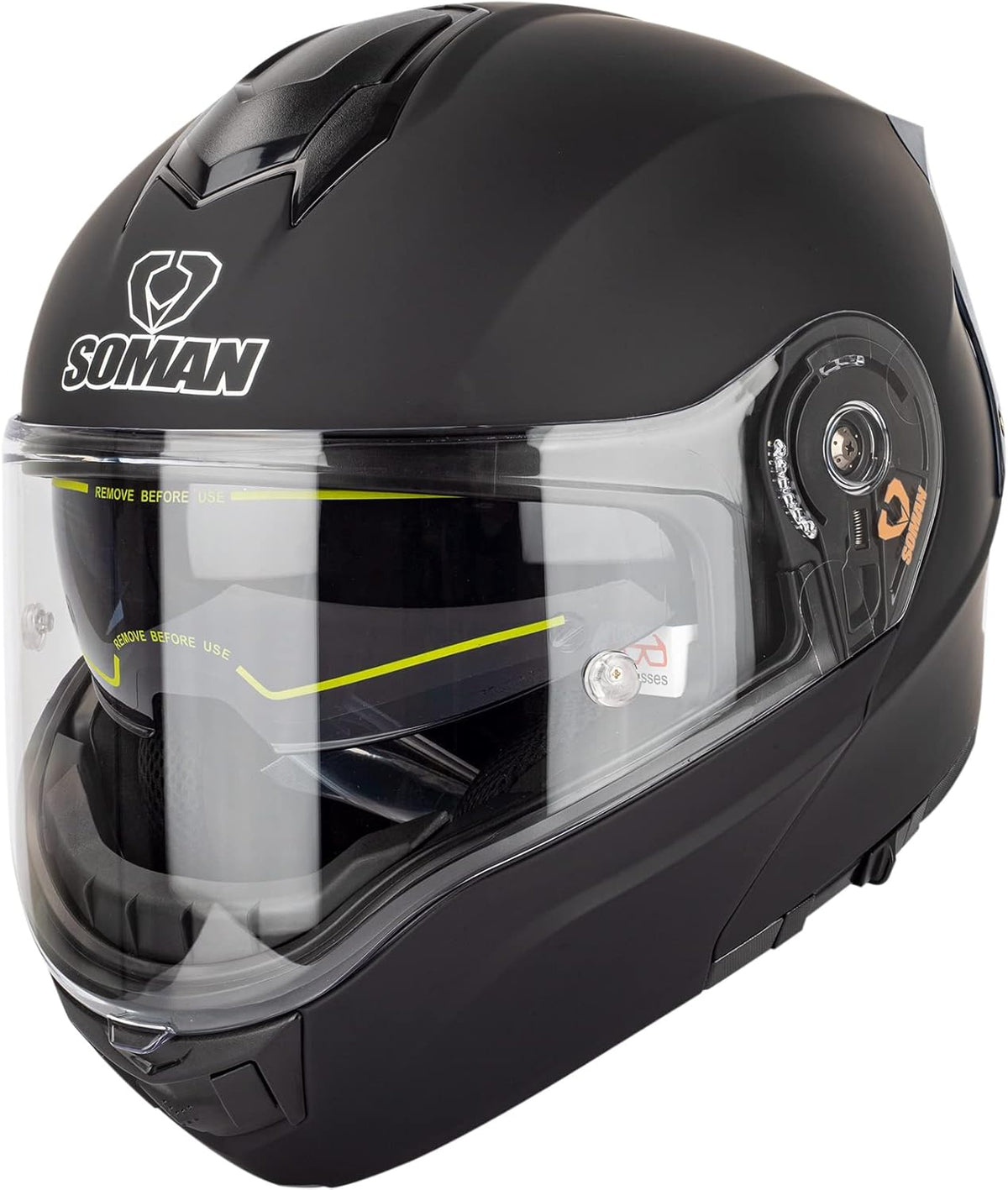 SM1 Modular Motorcycle Helmet – Dual Lens, ECE Certified - view 4