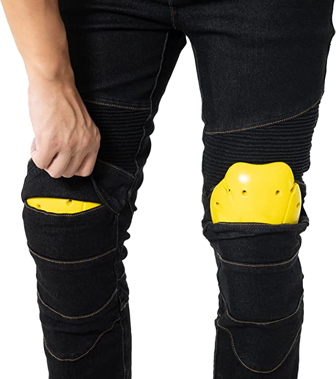 Men's Motorcycle Pants Waterproof Jeans with Armor Protector Pads - view 8