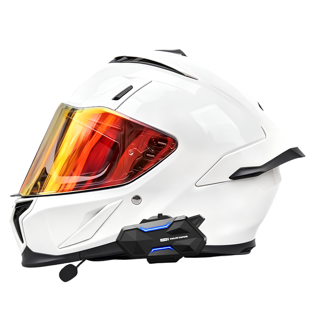 M2 Full Face Helmet with Bluetooth Intercom - view 12