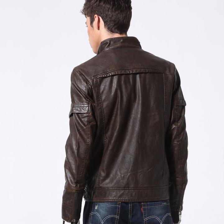 Leather Mayan Motorcycle Jacket - view 10