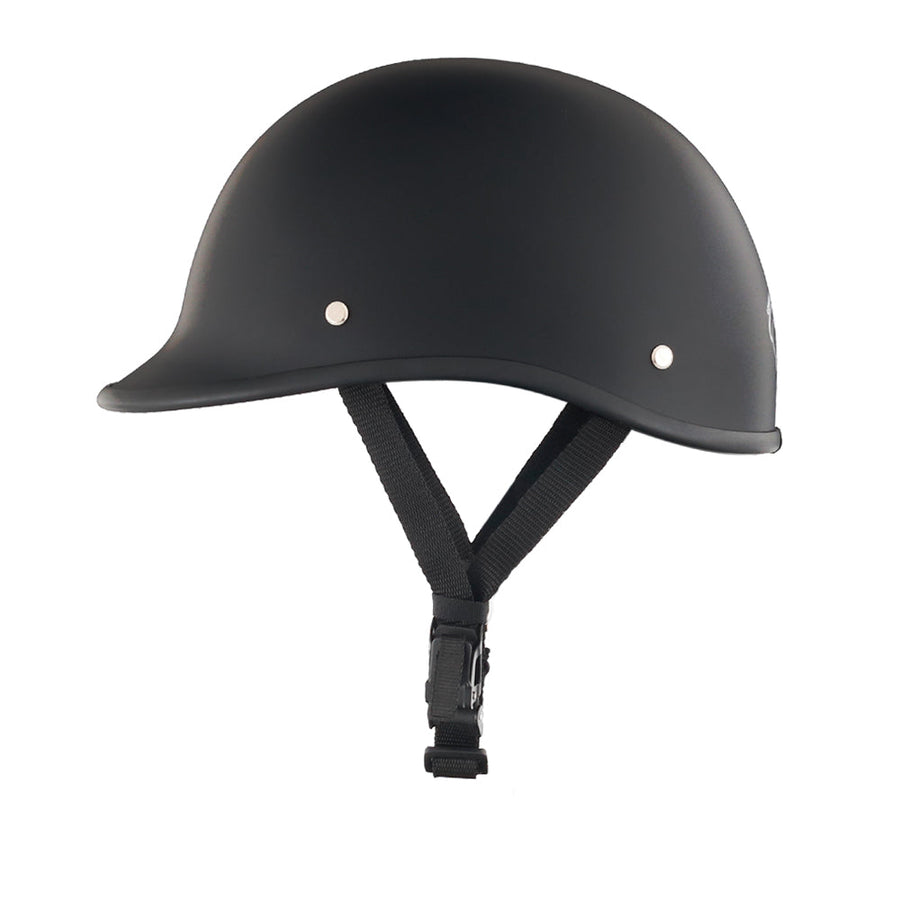 Smallest Polo SOA Half Helmet - Matte Black
