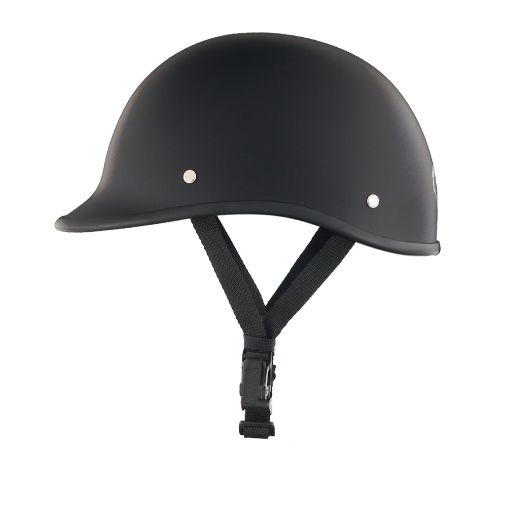 Smallest Polo SOA Half Helmet - Matte Black - view 2