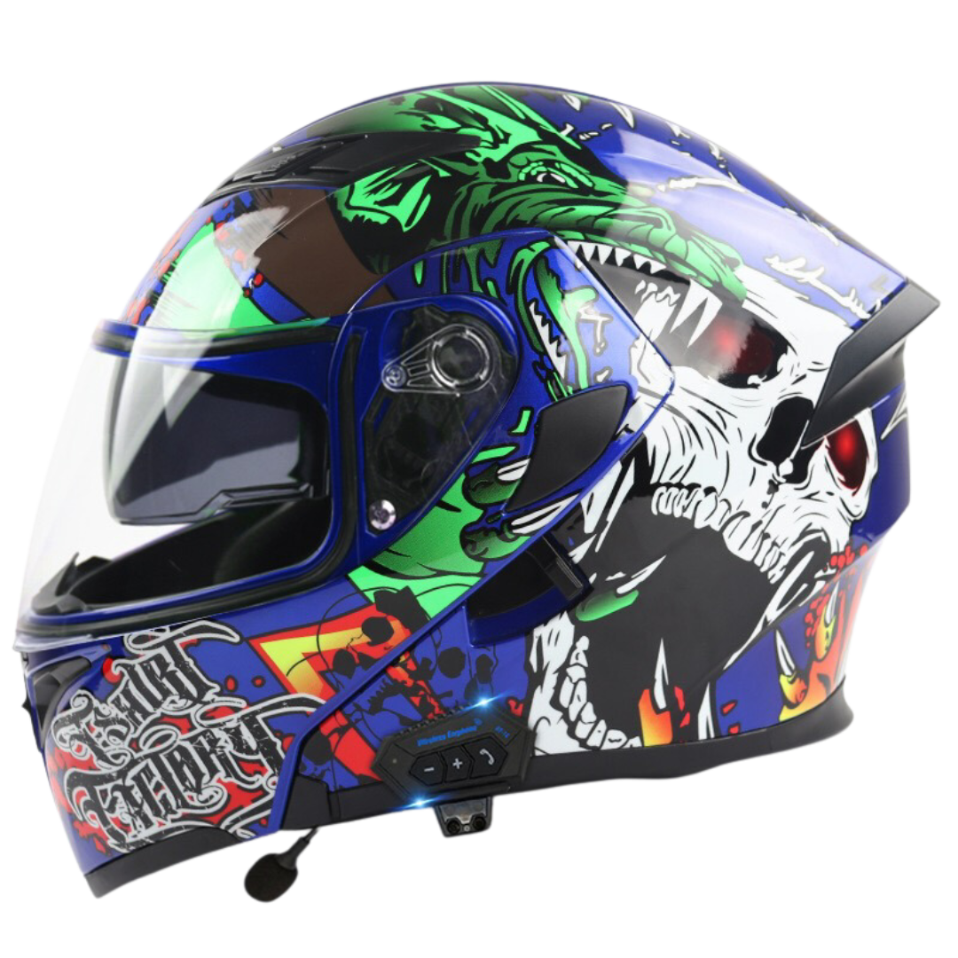 K1 Colored Modular Helmet - Bluetooth Headset - view 13