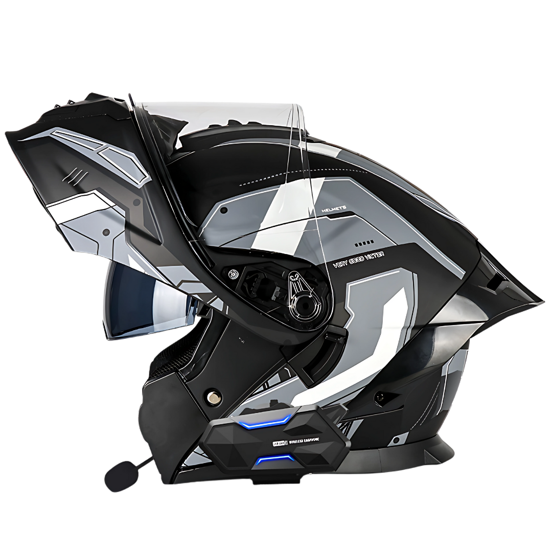K4 Intercom Modular Helmet with Bluetooth – 2-8 Riders Intercom - view 7