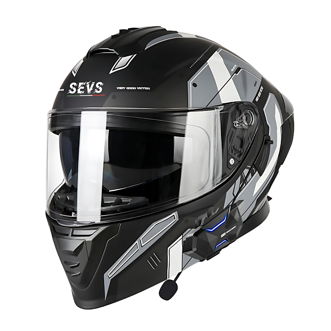 K4 Intercom Modular Helmet with Bluetooth – 2-8 Riders Intercom - view 2