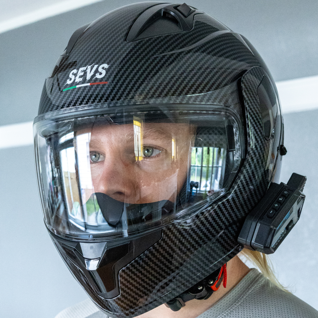 K2 Intercom Modular Helmet with Bluetooth – 2 Rider Intercom - view 4