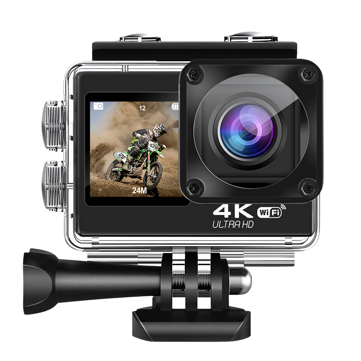 RiderX 5K Touch Dual Screen Action Camera