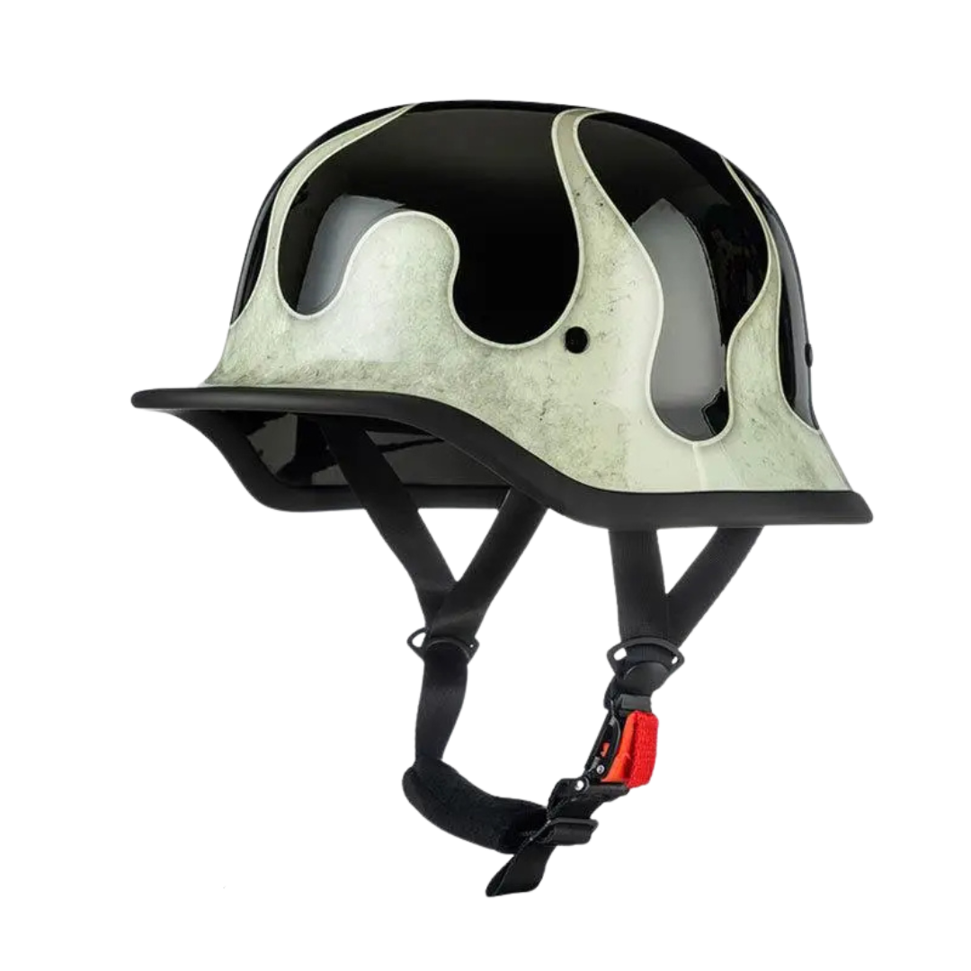 Premium German Motorcycle Half Helmet: Lightweight, Comfort Safety - view 4