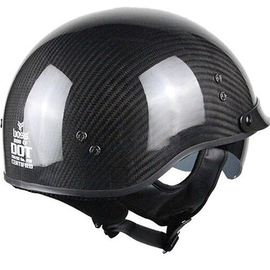 Carbon Fiber V1 Half Helmet - view 4