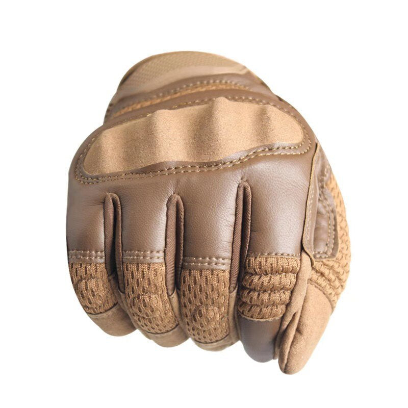 Motorcycle Retro Leather Gloves - view 4