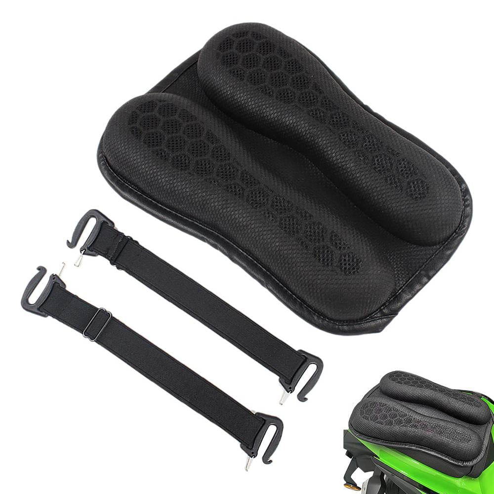 Motorcycle Gel Seat Pad Shock Absorption for Long Distance Rides - view 4