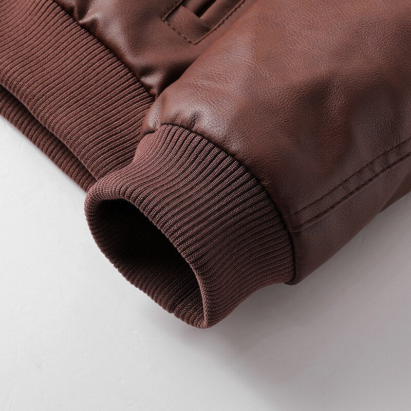 Titan Leather Motorcycle Jacket Hooded - view 18