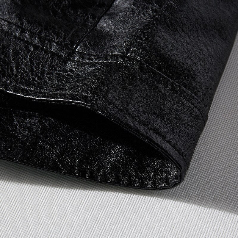 Classic Men's Leather Jacket - view 15