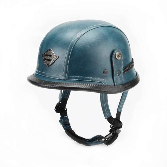 German Leather Half Helmet - view 3