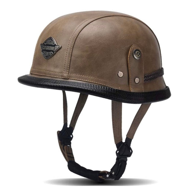 German Leather Half Helmet - view 6