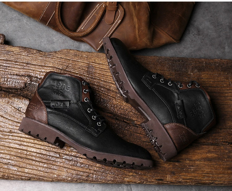 Motorcycle Trainer Men's Biker Boots - view 2