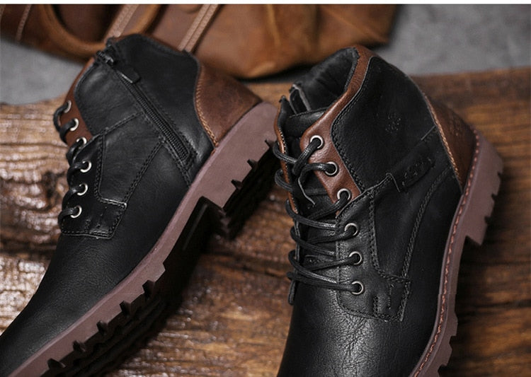 Motorcycle Trainer Men's Biker Boots - view 10