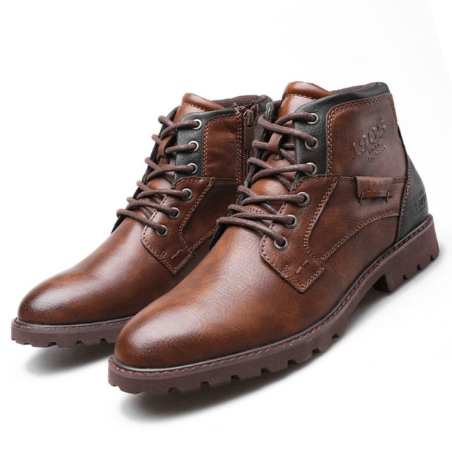 Motorcycle Trainer Men's Biker Boots - view 3