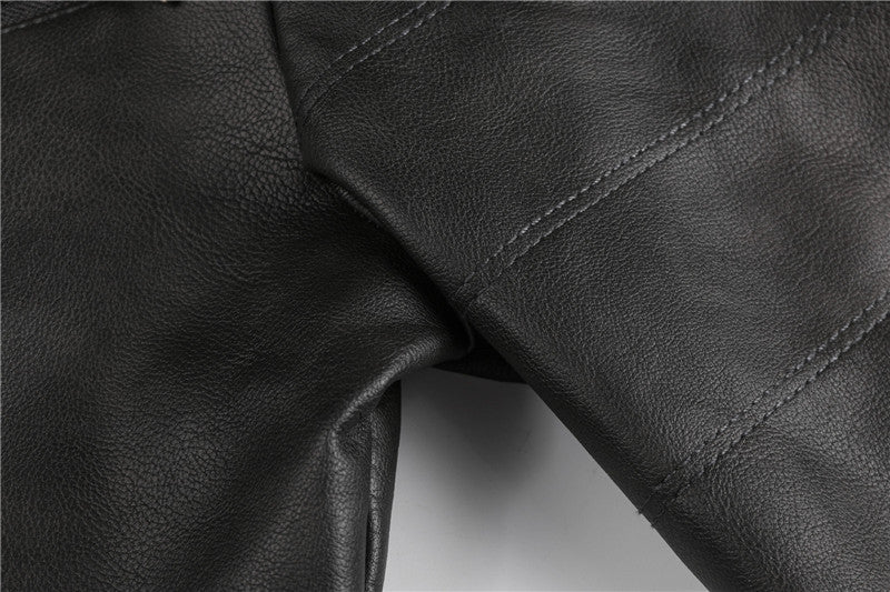 Men's Leather Daytona Biker Jacket - view 8