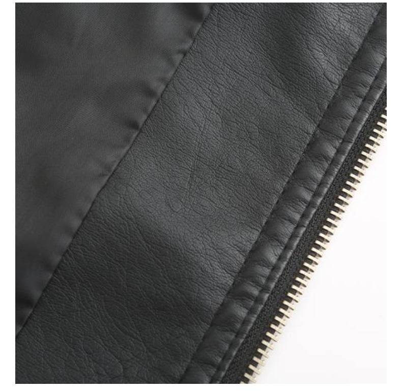 Women's Faux Biker Leather Motorcycle - view 15
