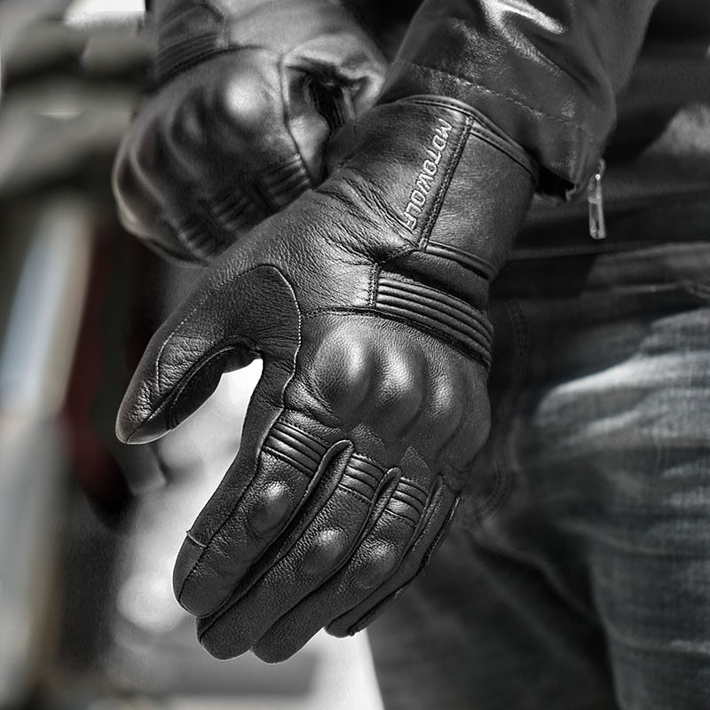 MW Leather Gloves - view 3