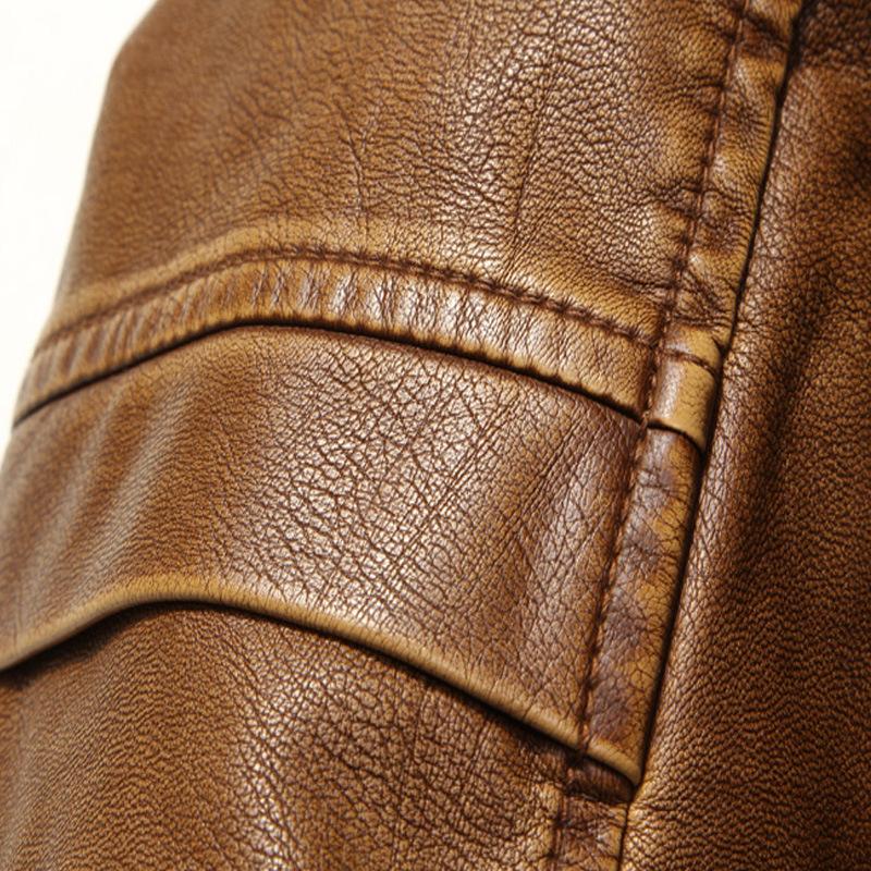 Leather Mayan Motorcycle Jacket - view 6