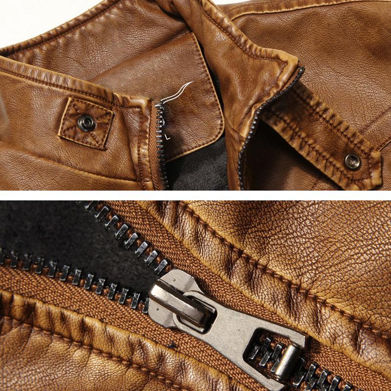 Leather Mayan Motorcycle Jacket - view 3