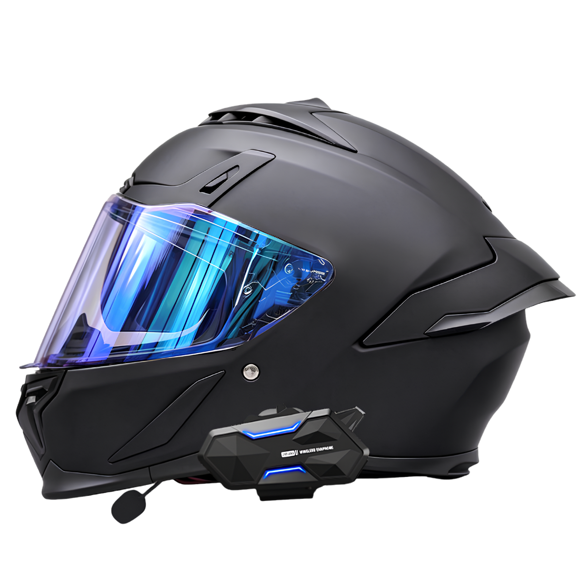 M2 Full Face Helmet with Bluetooth Intercom - view 5